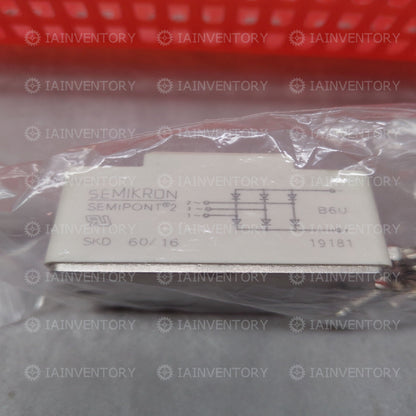 1PCS SKD60/16 SKD60-16 SKD6016 SEMIKRON MODULE