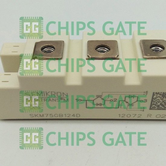 1PCS power supply module SEMIKRON SKM75GB124D