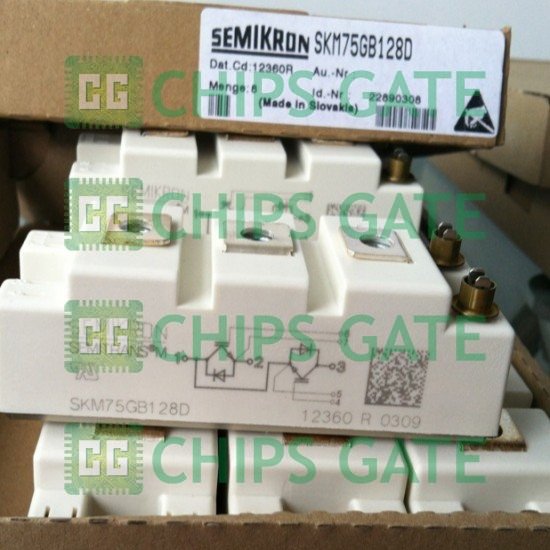1PCS power supply module SEMIKRON SKM75GB128D