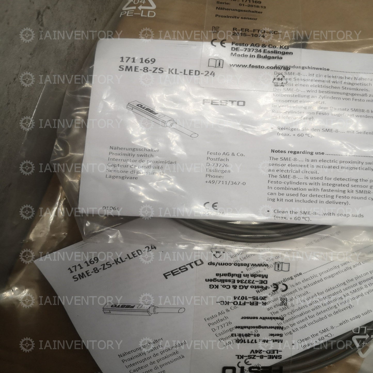 FESTO SMT-8-PS-K-LED-24-B 175436 Proximity Switch