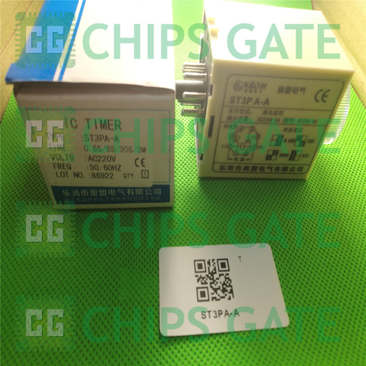 1PCS FUJI ST3PA-A AC220V Time Delay Relay 3A 220VAC 8 Pins