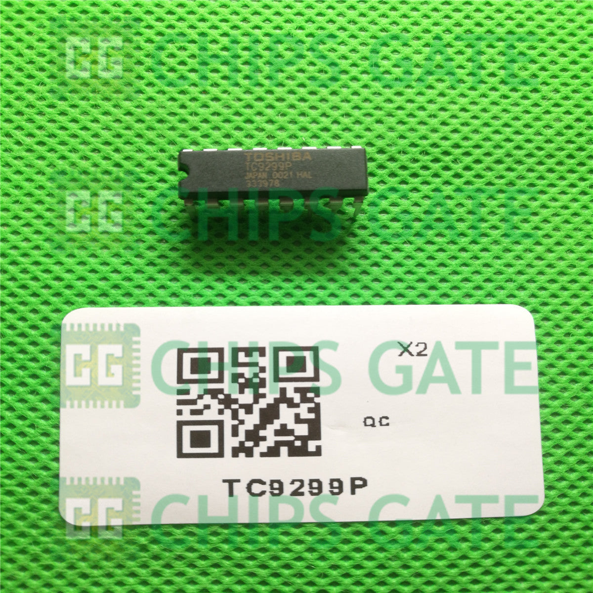 2PCS TOSHIBA TC9299P ELECTRONICVOLUME CONTROL IC