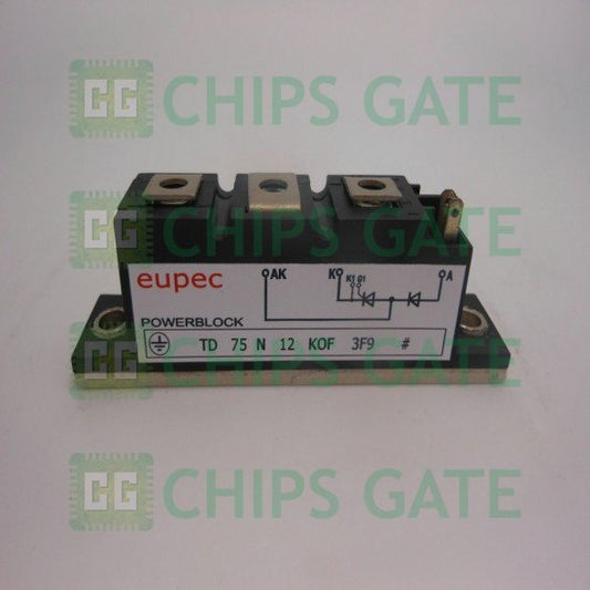 1PCS TD75N12 or TD75N12KOF EUPEC MODULE