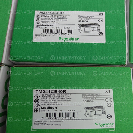 & Genuine Schneider TM241CE40R PLC Module