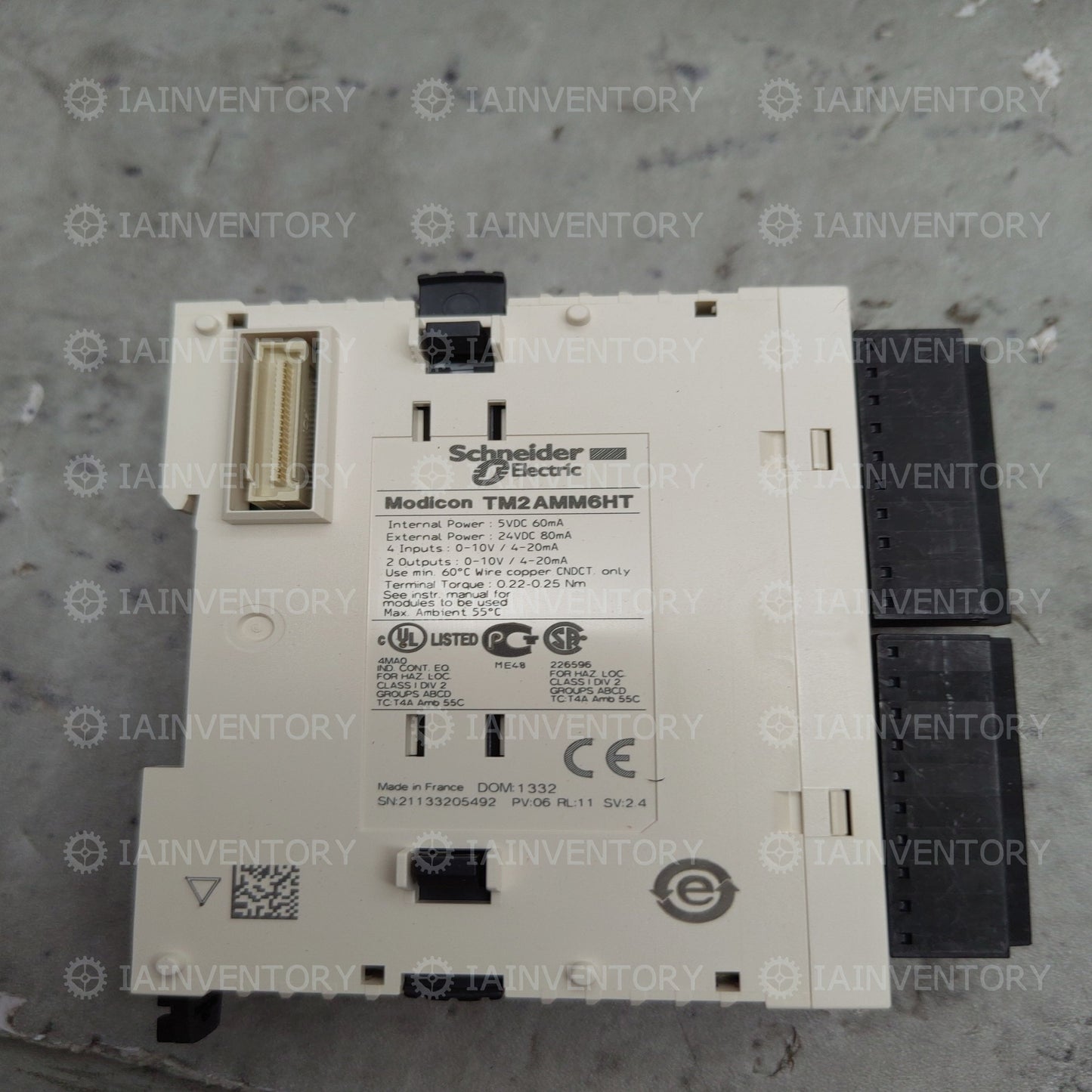 Schneider PLC TWIDO Analog Mixed I/O Module TM2AMM6HT