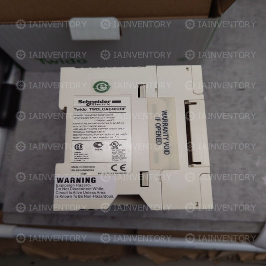 Schneider Twido TWDLCAE40DRF PLC 24 In Programmable Logic Controller Base Unit