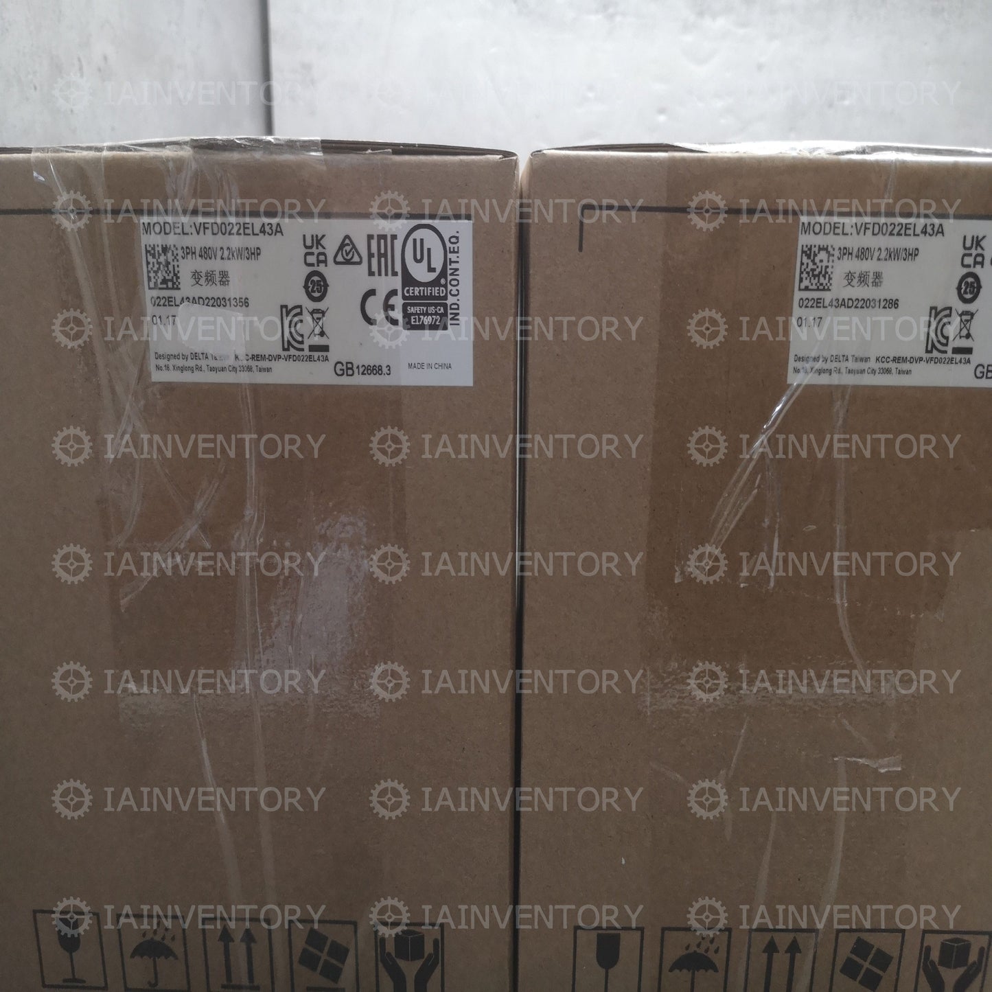 Delta inverter VFD022EL43A 380V 2.2KW VFD022EL43A