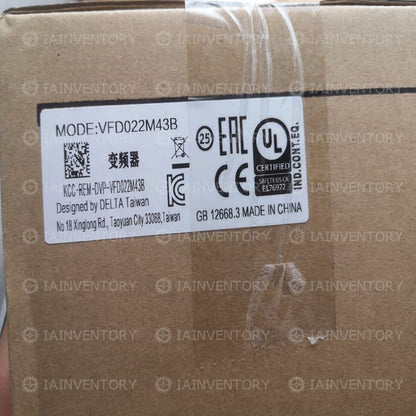 Delta AC Motor Driver VFD022M43B
