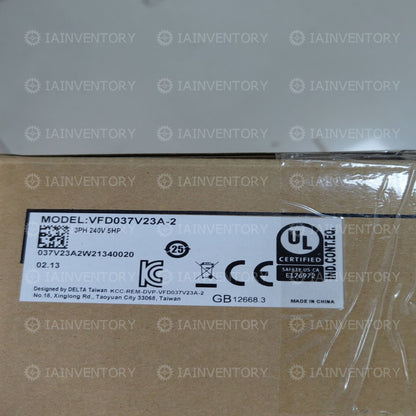 DELTA Frequency converter VFD037V23A-2