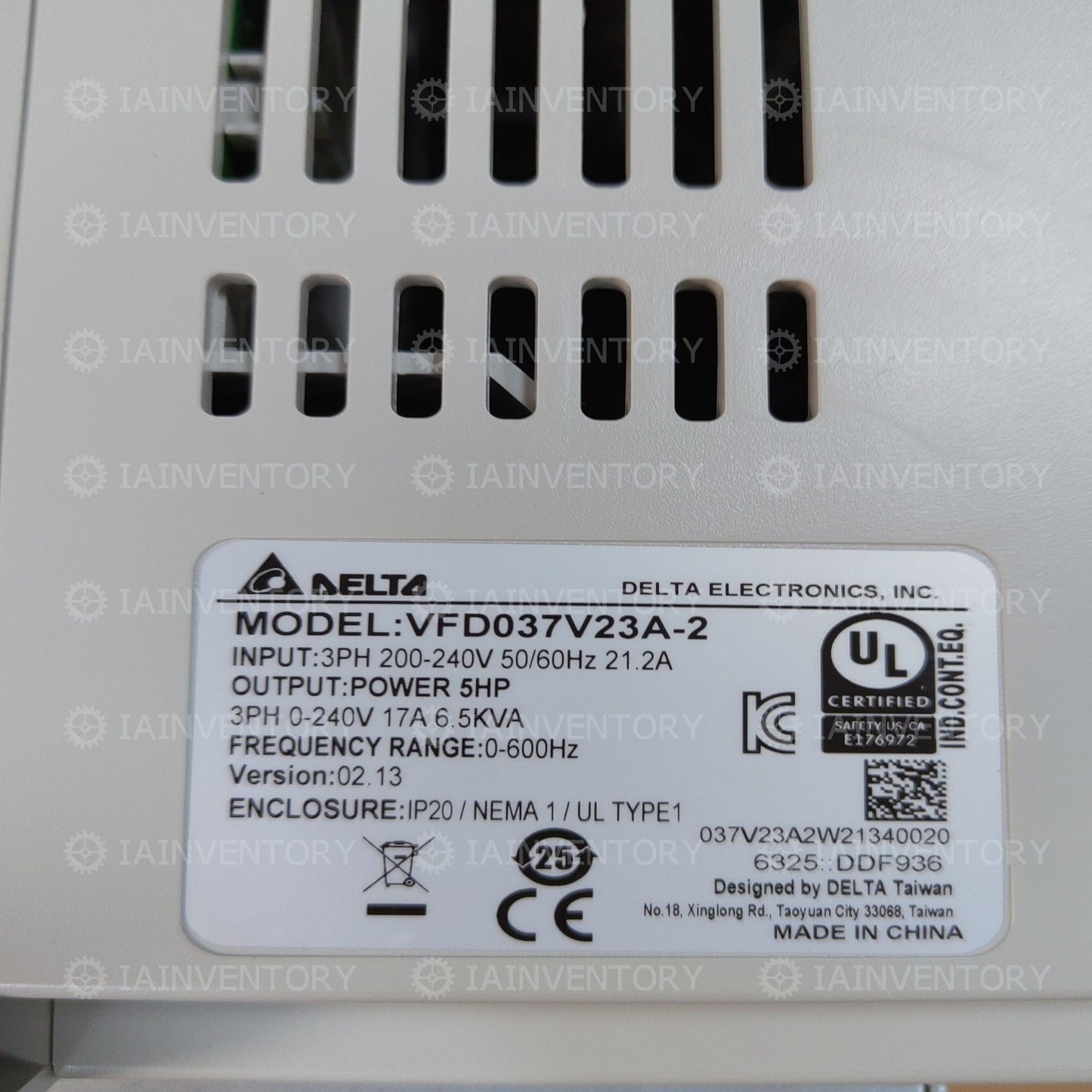 DELTA Frequency converter VFD037V23A-2