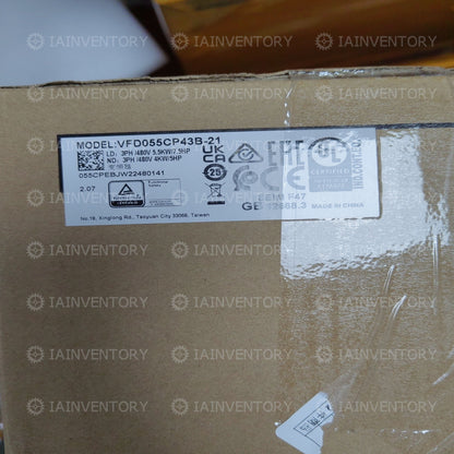 VFD055CP43B-21 5.5KW Delta inverter