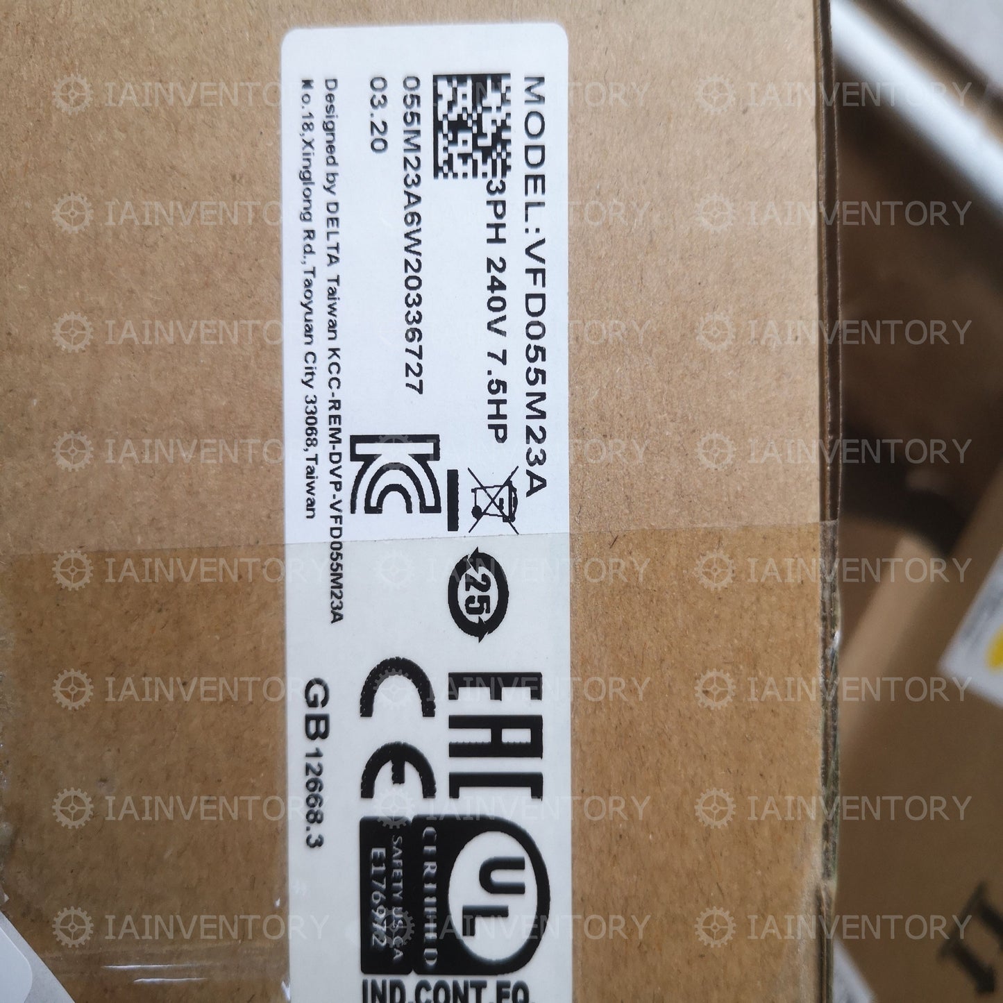 Delta Inverter VFD drive VFD055M23A 3Phase 220V 5.5KW 7.5HP 0.1~400Hz