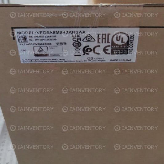In Stockest Original VFD5A5MS43ANSAA Delta AC Drive 2.2KW