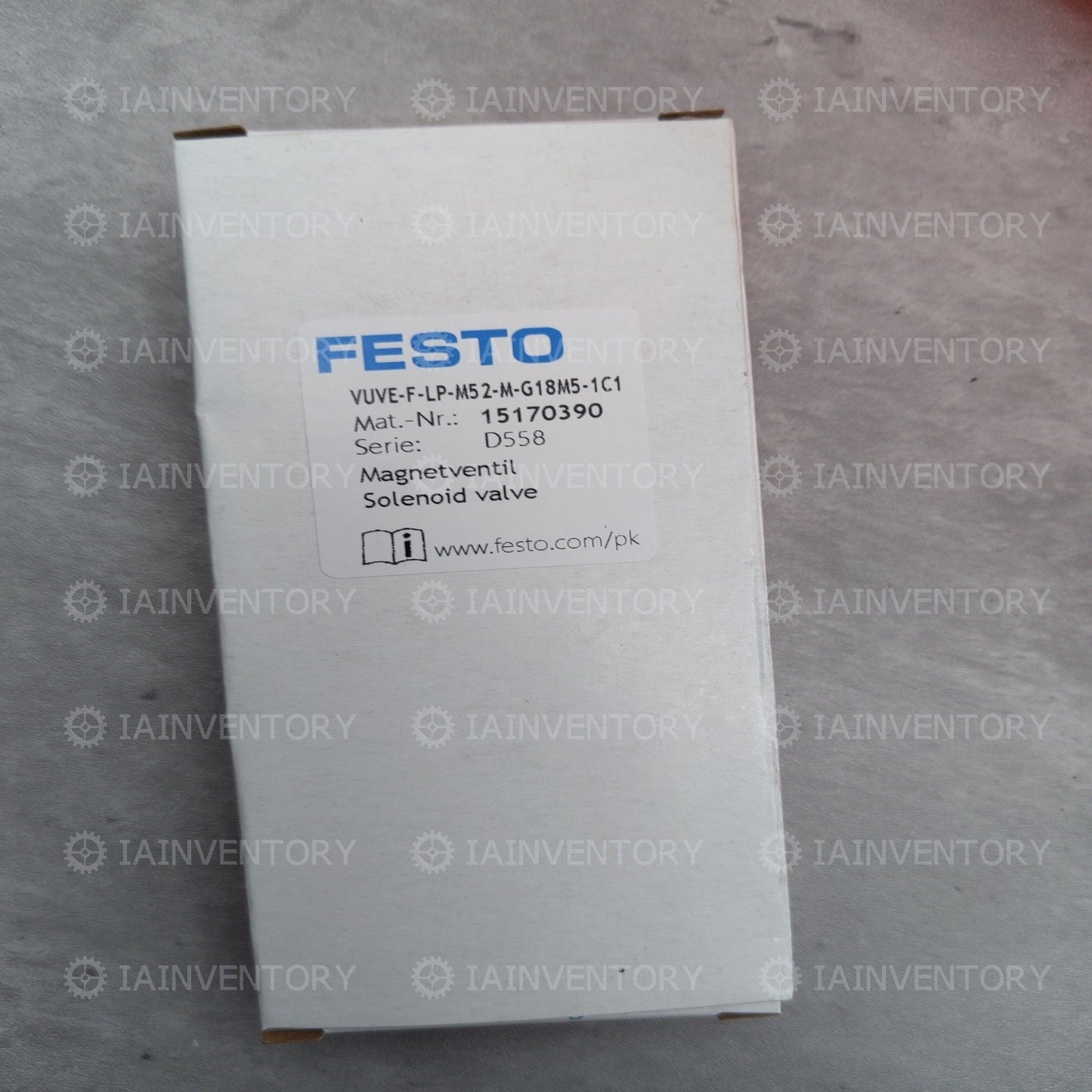 FESTO VUVE-F-LP-M52-M-G18M5-1C1 15170390 Solenoid Valve