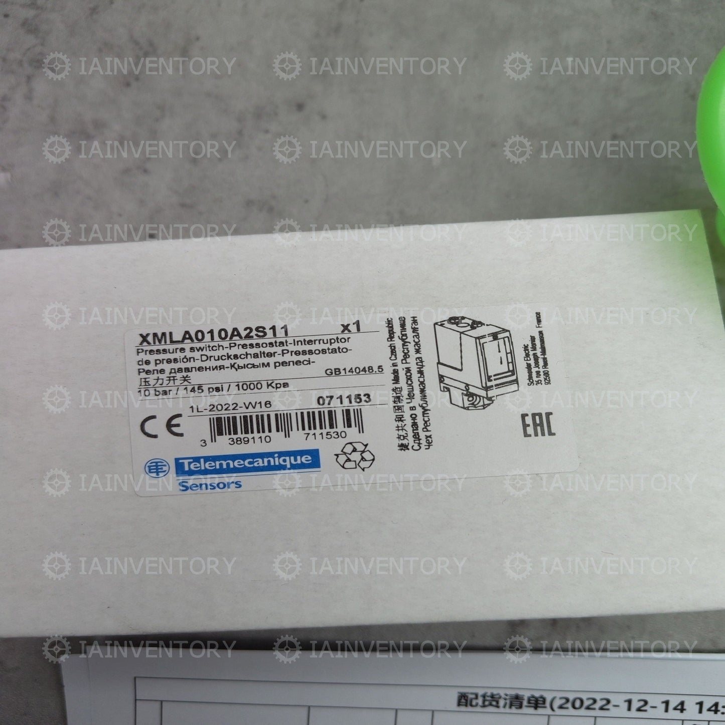 Schneider XMLA010A2S11 XML-A010A2S11